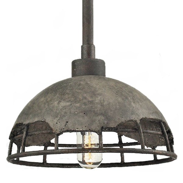 Подвесной светильник Stone industrial lamp Серый (Gray) в Екатеринбурге | Loft Concept 