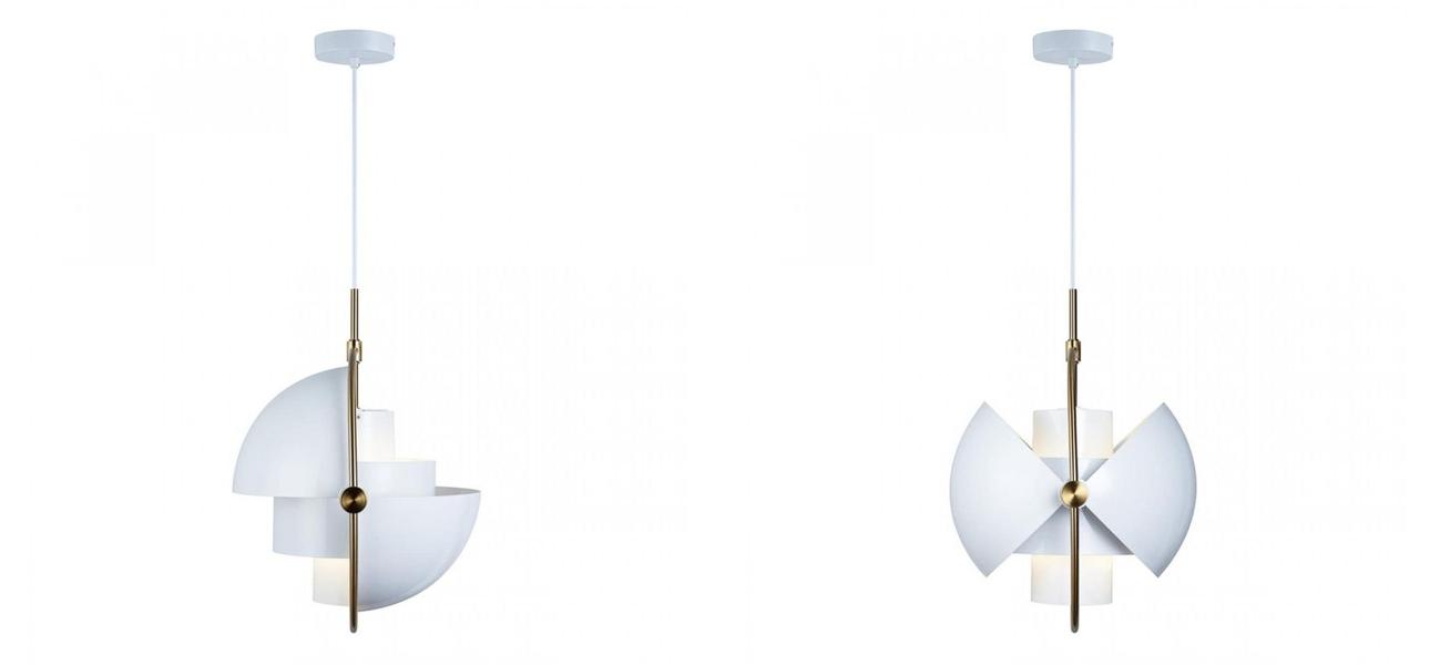 Подвесной светильник Louis Weisdorff White диаметр 38 - фото