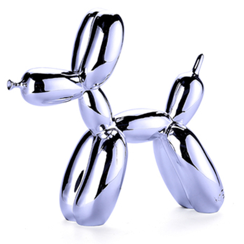 Статуэтка Jeff Koons Balloon Dog medium Silver Серебряный в Екатеринбурге | Loft Concept 