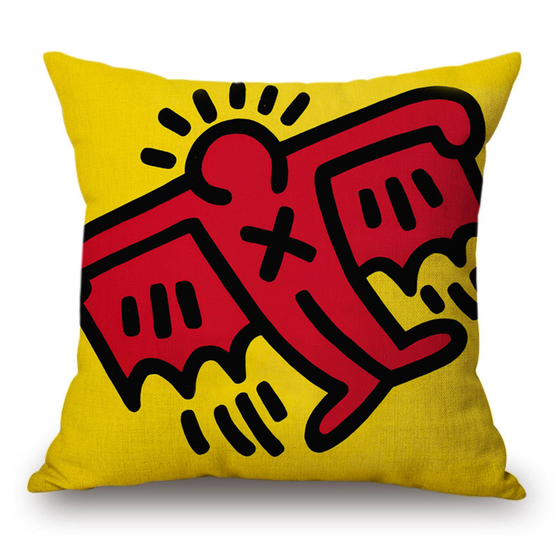 Подушка Keith Haring 18 Мульти в Екатеринбурге | Loft Concept 