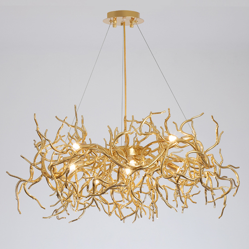 Люстра Felicite Gold Branches Chandelier Золотой в Екатеринбурге | Loft Concept 