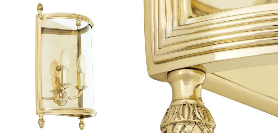 Бра Wall Lamp Lennon M Brass - Loft-Concept в Екатеринбурге