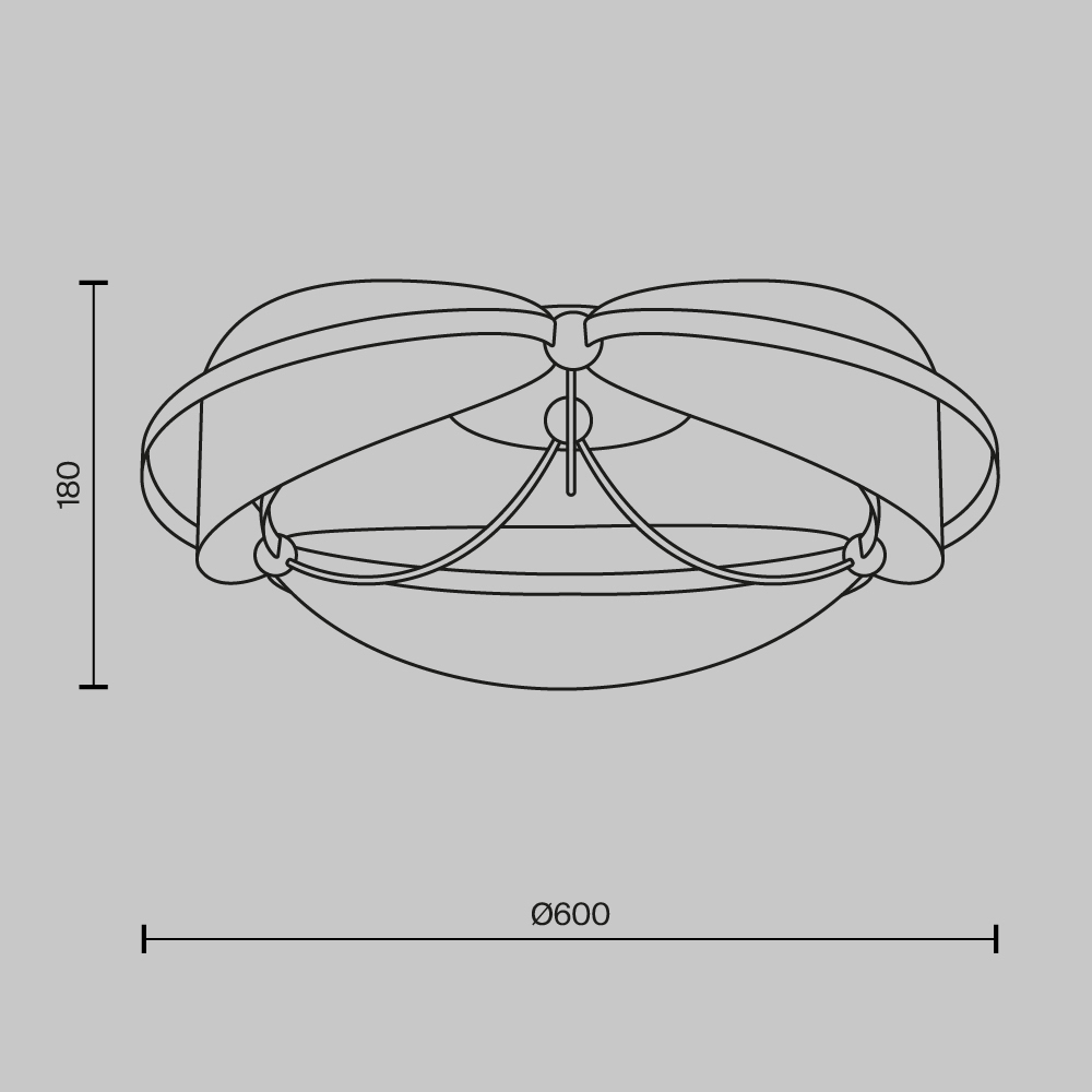 Потолочный светильник Breeze 3000К 45Вт в Екатеринбурге