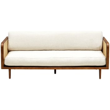 Диван Rattan Decor Sofa Ivory ivory ( слоновая кость ) Коричневый в Екатеринбурге | Loft Concept 