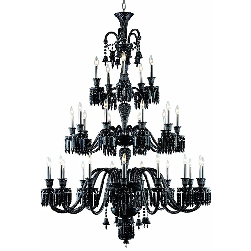 Люстра BACCARAT Zenith Midnight Chandelier 35 Черный в Екатеринбурге | Loft Concept 