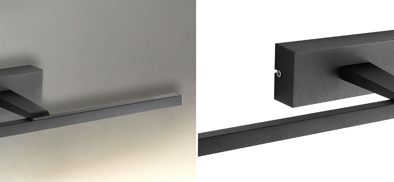 Настенная подсветка черного цвета BACKLIGHT 60 см - фото №1