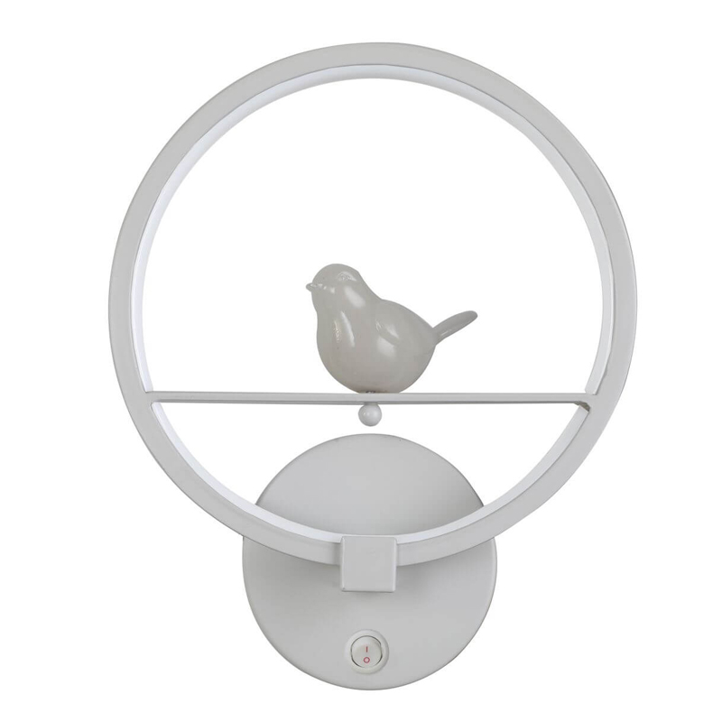 Бра Bird Ring Sconce white Белый в Екатеринбурге | Loft Concept 