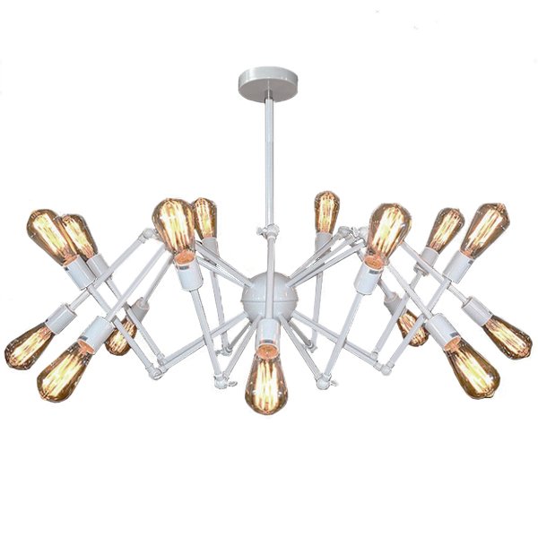 Cветильник Loft Sputnik Chandelier Spider White Белый в Екатеринбурге | Loft Concept 