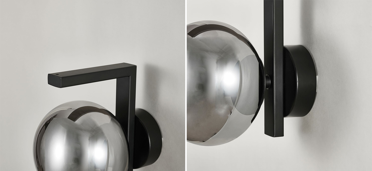 Бра B.LUX  Матовый черный каркас - фото