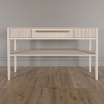 Дизайнерская Консоль с полкой и ящиком Primo Светлый дуб варинант исполнения - 1 | Loft Concept в Екатеринбурге