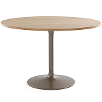 Круглый обеденный стол на одной ножке Remo Round Dining Table варинант исполнения - 1 | Loft Concept в Екатеринбурге