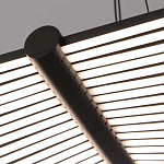 Люстра в виде распахнутых крыльев из тонких металлических планок Flight of Freedom варинант исполнения - 11 | Loft Concept в Екатеринбурге