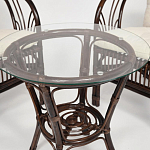 Комплект уличной мебели из ротанга Serenity Dark Brown варинант исполнения - 4 | Loft Concept в Екатеринбурге