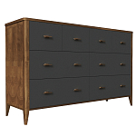 Комод из массива бука с 8-ю ящиками Tasteful Furniture варинант исполнения - 2 | Loft Concept в Екатеринбурге