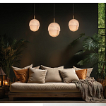 Подвесной светильник светодиодный с плафоном сферической формы Stone Helios варинант исполнения - 1 | Loft Concept в Екатеринбурге