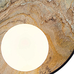 Бра круглое с каменным диском в металлической раме Sandstone Painting варинант исполнения - 3 | Loft Concept в Екатеринбурге