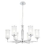 Люстра с 6-ю цилиндрическими стеклянными плафонами Jeanette варинант исполнения - 6 | Loft Concept в Екатеринбурге