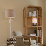 Настольная лампа с фигурным узором и трапециевидным абажуром Сonundrum варинант исполнения - 5 | Loft Concept в Екатеринбурге