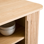 Длинный низкий буфет с 2-мя раздвижными дверцами Toinette Light Cupboard варинант исполнения - 13 | Loft Concept в Екатеринбурге