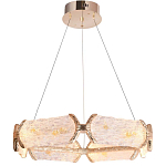 Люстра кольцевая с текстурным природным рисунком IceFlame варинант исполнения - 6 | Loft Concept в Екатеринбурге