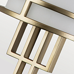 Бра с геометрическим каркасом и матовым белым цилиндрическим плафоном Feiss варинант исполнения - 3 | Loft Concept в Екатеринбурге