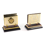 Настольный письменный набор из яшмы и долерита с декором Двуглавый орел Manager Organizer варинант исполнения - 4 | Loft Concept в Екатеринбурге