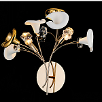 Бра в виде белых и золотых цветов каллы Refined Taste of Light варинант исполнения - 1 | Loft Concept в Екатеринбурге