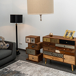 Тумба необычной формы с выдвижными ящиками Shift варинант исполнения - 4 | Loft Concept в Екатеринбурге