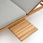 Садовый диван-трансофрмер Kate серый варинант исполнения - 3 | Loft Concept в Екатеринбурге