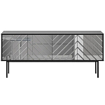 Длинная тумба с зеркальным декором Serena варинант исполнения - 12 | Loft Concept в Екатеринбурге