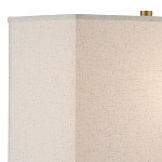 Настольная лампа с корпусом в форме кольца и прямоугольным абажуром French Ring варинант исполнения - 2 | Loft Concept в Екатеринбурге