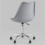 Офисный стул на металлическом основании EGGERY Grey пластик варинант исполнения - 4 | Loft Concept в Екатеринбурге