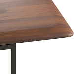 ТВ-тумба с полками из массива ореха Derick Wooden TV Stand варинант исполнения - 4 | Loft Concept в Екатеринбурге