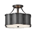 Потолочный светильник с декоративными заклепками Hinkley  варинант исполнения - 1 | Loft Concept в Екатеринбурге