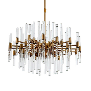 Люстра Amboise Бронзовая с Прозрачным Стеклом