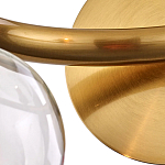 Бра с 2-мя стеклянными сферическими  плафонами Arco Wall Lamp варинант исполнения - 2 | Loft Concept в Екатеринбурге