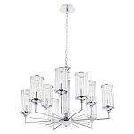 Люстра с 9-ю цилиндрическими стеклянными плафонами Jeanette варинант исполнения - 9 | Loft Concept в Екатеринбурге