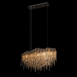 Люстра подвесная с металлическими цепочками и изогнутыми металлическими дугами 72 см Atlantis Chain варинант исполнения - 5 | Loft Concept в Екатеринбурге