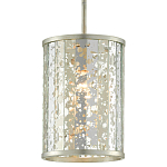 Подвесной светильник в форме цилиндра Speckled Mirror Plates варинант исполнения - 2 | Loft Concept в Екатеринбурге