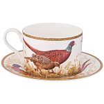 Чайная пара из фарфора 300 мл Hunting Porcelain Collection варинант исполнения - 1 | Loft Concept в Екатеринбурге