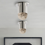 Потолочный светильник светодиодный с плафоном из натурального камня Purgatory варинант исполнения - 4 | Loft Concept в Екатеринбурге