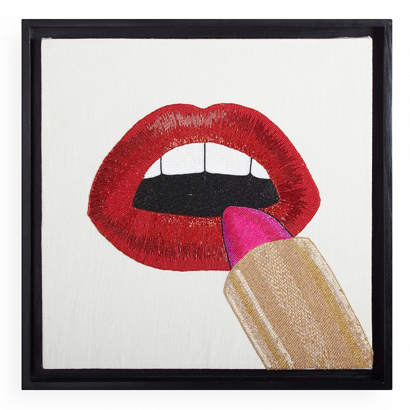 Панно Jonathan Adler LIPSTICK BEADED WALL ART Мульти в Екатеринбурге | Loft Concept 