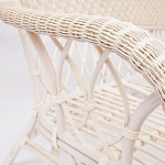 Комплект уличной мебели из ротанга Eloise белый варинант исполнения - 4 | Loft Concept в Екатеринбурге
