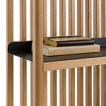 Стеллаж из дерева и метала Furniture Gutter and Lattice Rack варинант исполнения - 5 | Loft Concept в Екатеринбурге