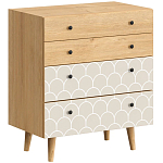 Комод с принтом на ящиках Elise Chest of Drawers варинант исполнения - 15 | Loft Concept в Екатеринбурге
