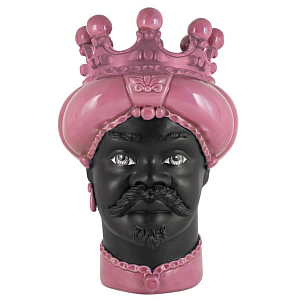 Ваза Vase Moro Man Crown Dark Pink