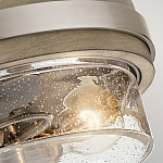 Потолочный светильник с прозрачным стеклянным плафоном с эффектом пузырьков Kichler варинант исполнения - 2 | Loft Concept в Екатеринбурге