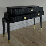 Премиальная Консоль с тремя ящиками Elsa Dreams Black варинант исполнения - 2 | Loft Concept в Екатеринбурге