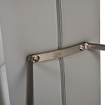 Стул барный серый с обивкой из экокожи Special Support варинант исполнения - 4 | Loft Concept в Екатеринбурге