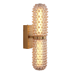 Бра с факутрным стеклянным плафоном Шампань Sonora варинант исполнения - 1 | Loft Concept в Екатеринбурге